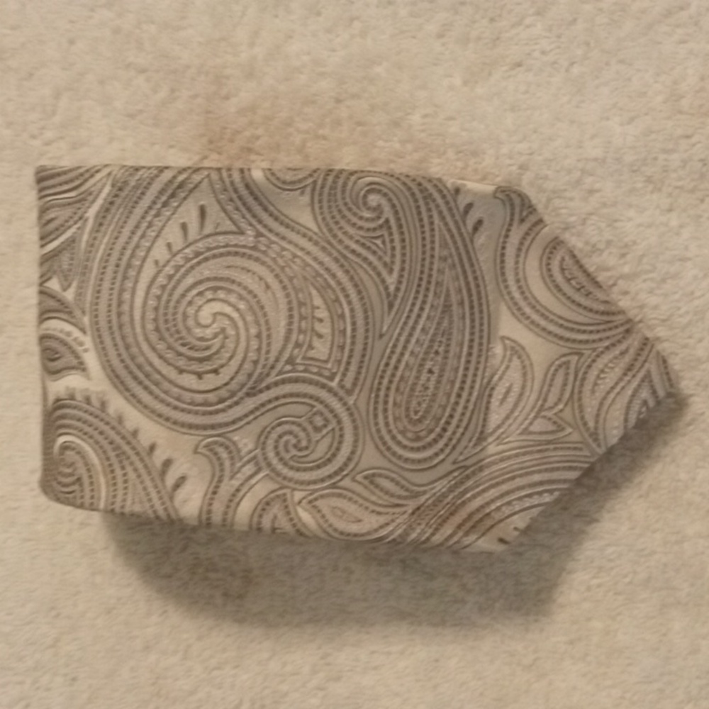 Michael Kors Gray Paisley Tie